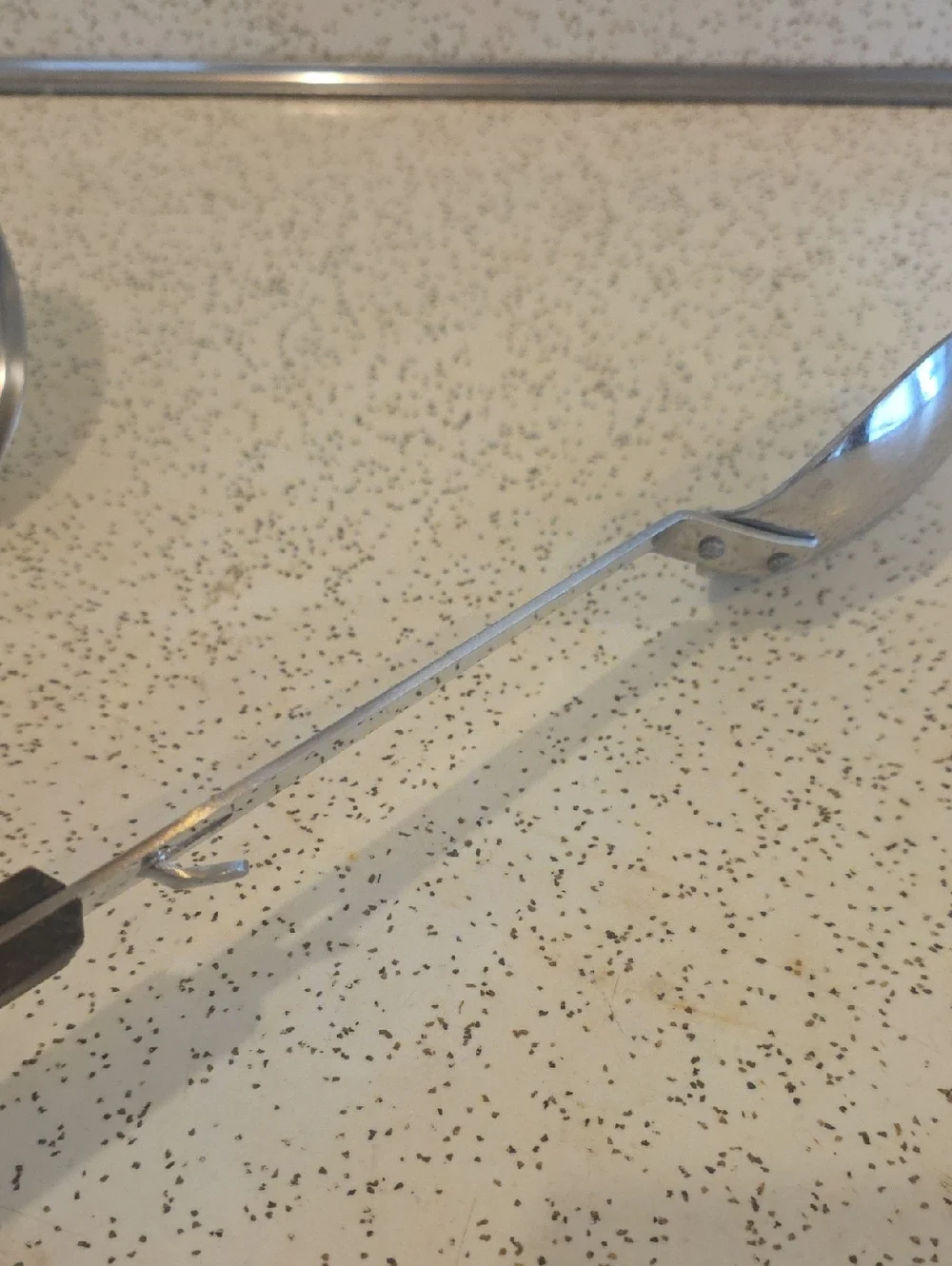 Vernco Japan VTG Stainless Serving Spoons Wood Handles 12